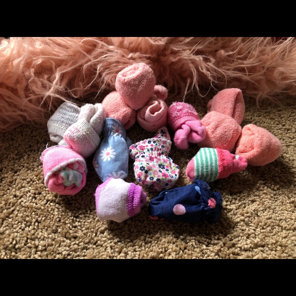 Socks and mittens